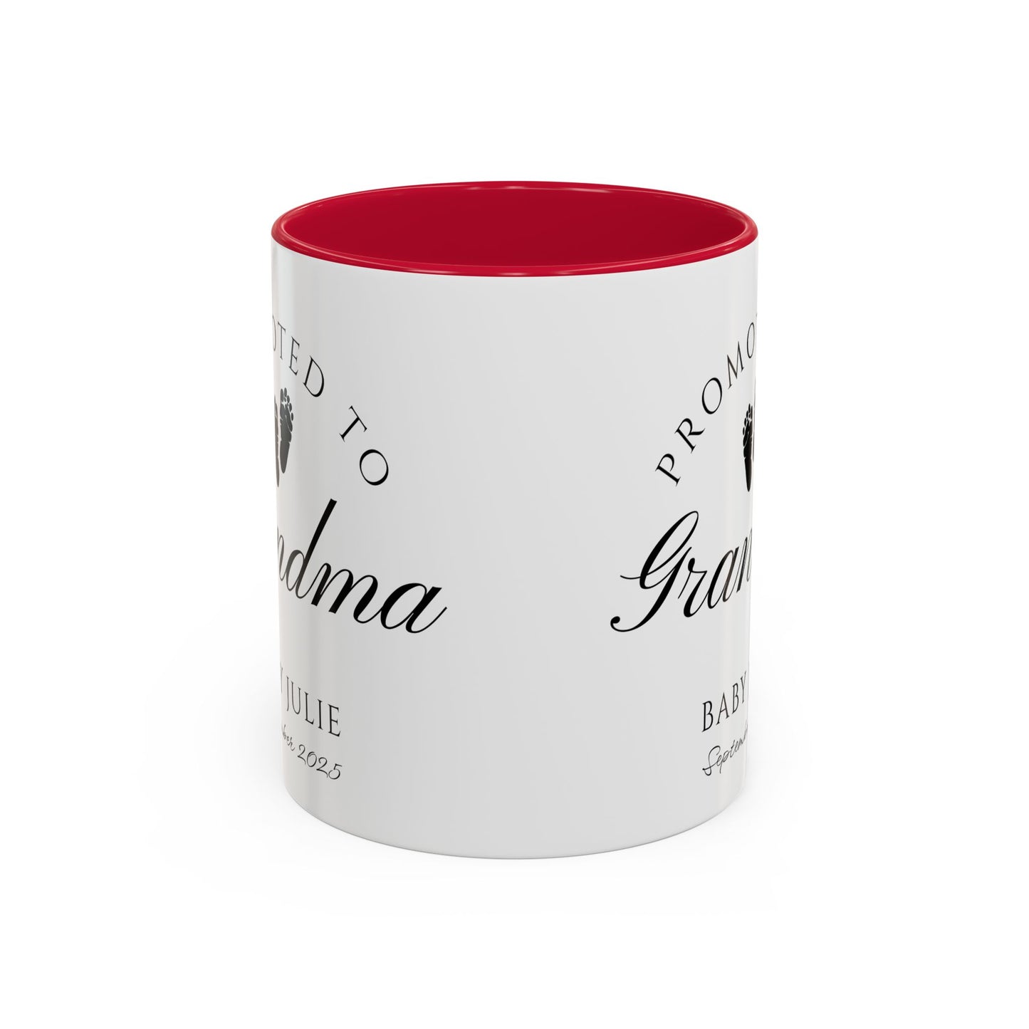 Promoted to Grandma Mug, Pregnancy Announcement Coffee Cup, Baby Reveal Gift, New Grandparent Mug, Grandma to Be Gift, Custom Baby Announcement