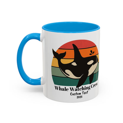 Orca Whale, Orcas Mug, Personalized , Whale Watching Mug, Whale Gifts, Alaskan Cruise, Blue Whale, Beluga Whale, Maui Excursion