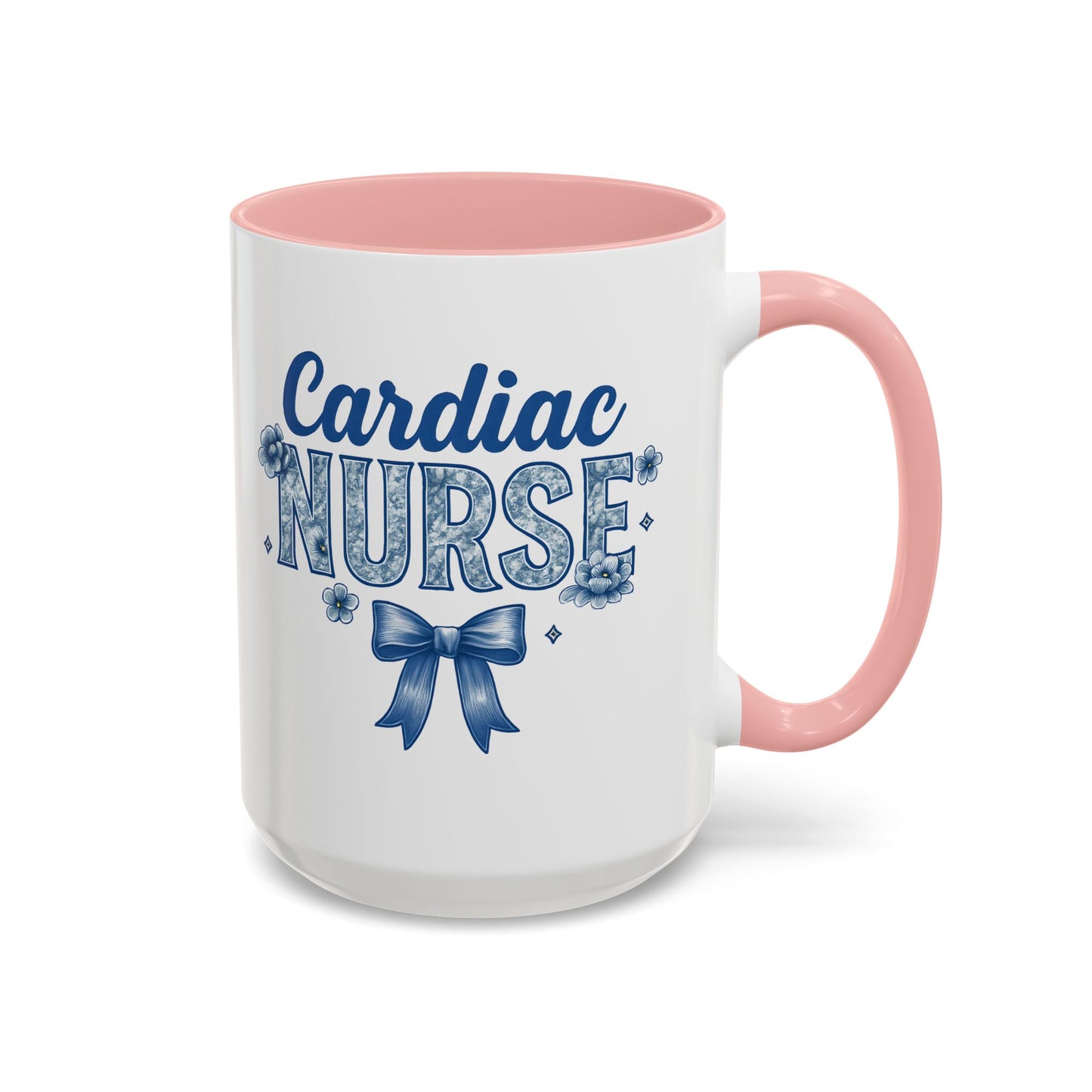 Chinoiserie Nurse Mug, Cardiac Nurse Mug, Cardiac ICU Mug, CVICU Nurse Mug, Cardiology Nurse Gift, Nurse Team Mug