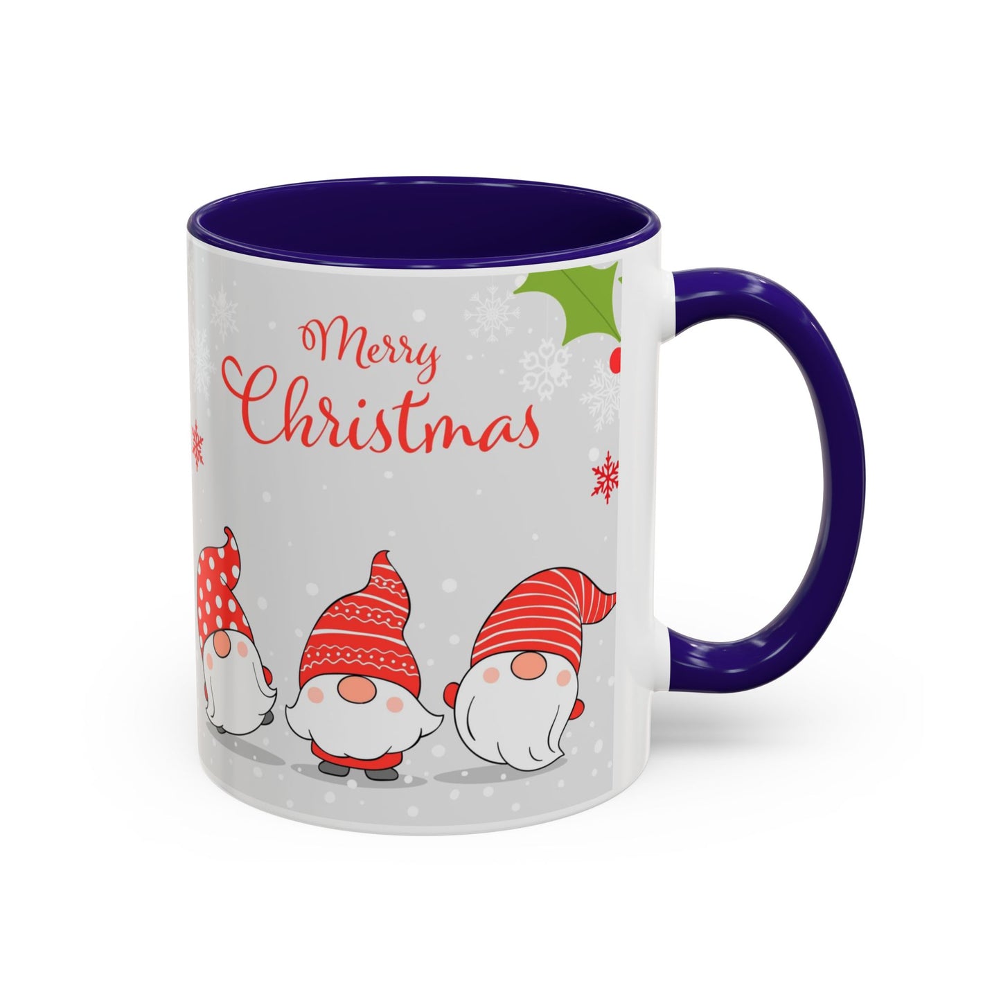 Dancing Merry Christmas Gnome Mug, Cute Holiday Coffee Cup, Festive Winter Gift for Gnome Lovers, Christmas Morning Hot Cocoa Cup, Holiday Drinkware