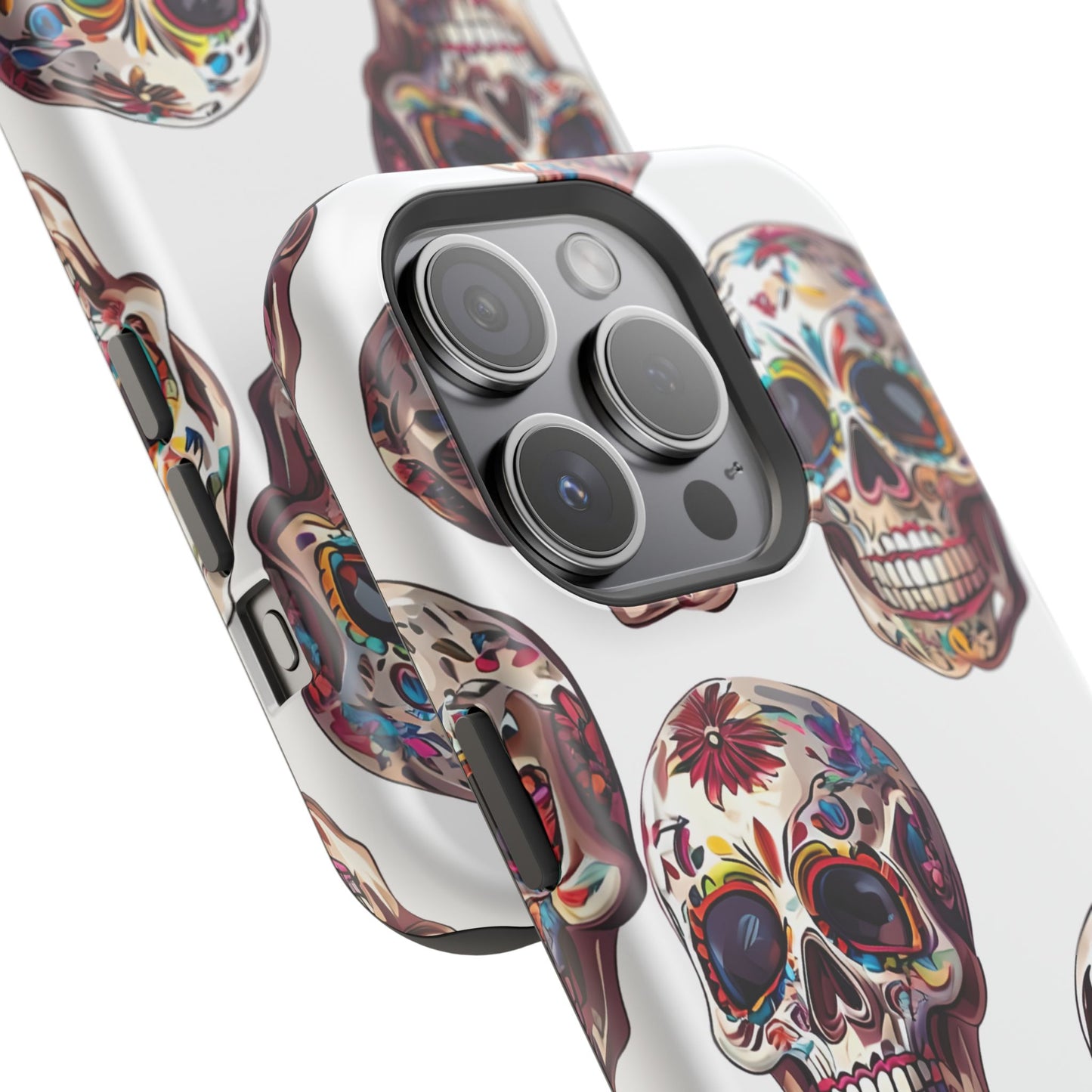 Sugar Skull Phone Case, Dia De Los Muertos, Day Of The Dead, Mexican Tradition, Sugar Skull Art, Wireless Charger