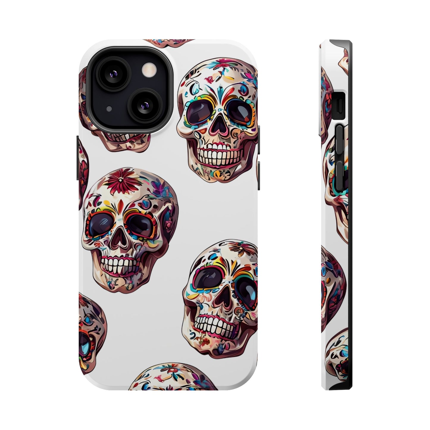 Sugar Skull Phone Case, Dia De Los Muertos, Day Of The Dead, Mexican Tradition, Sugar Skull Art, Wireless Charger