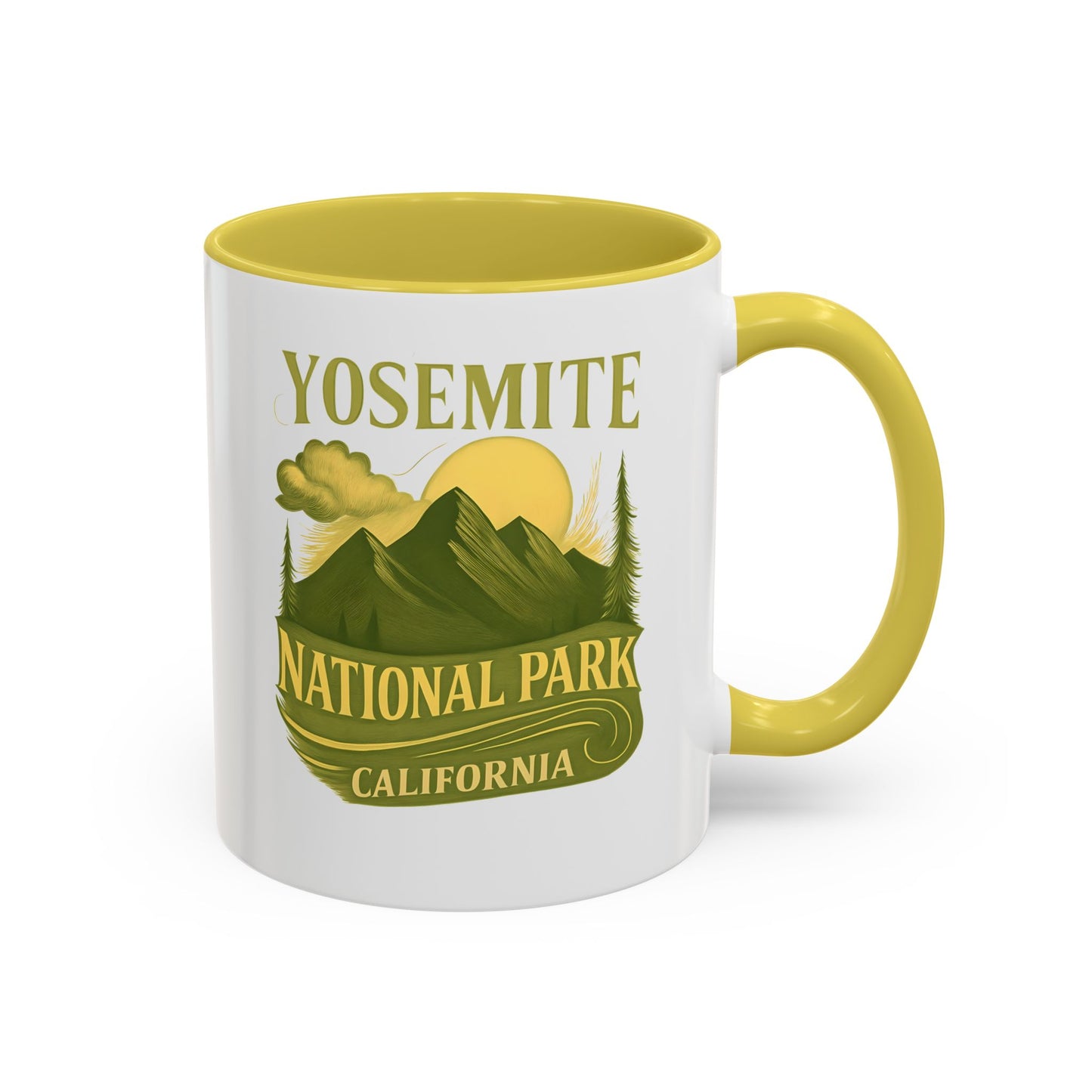 Yosemite National Park Accent Mug, Yosemite Gift, Yosemite Travel Gift, California Trip, Granola Girl Gift
