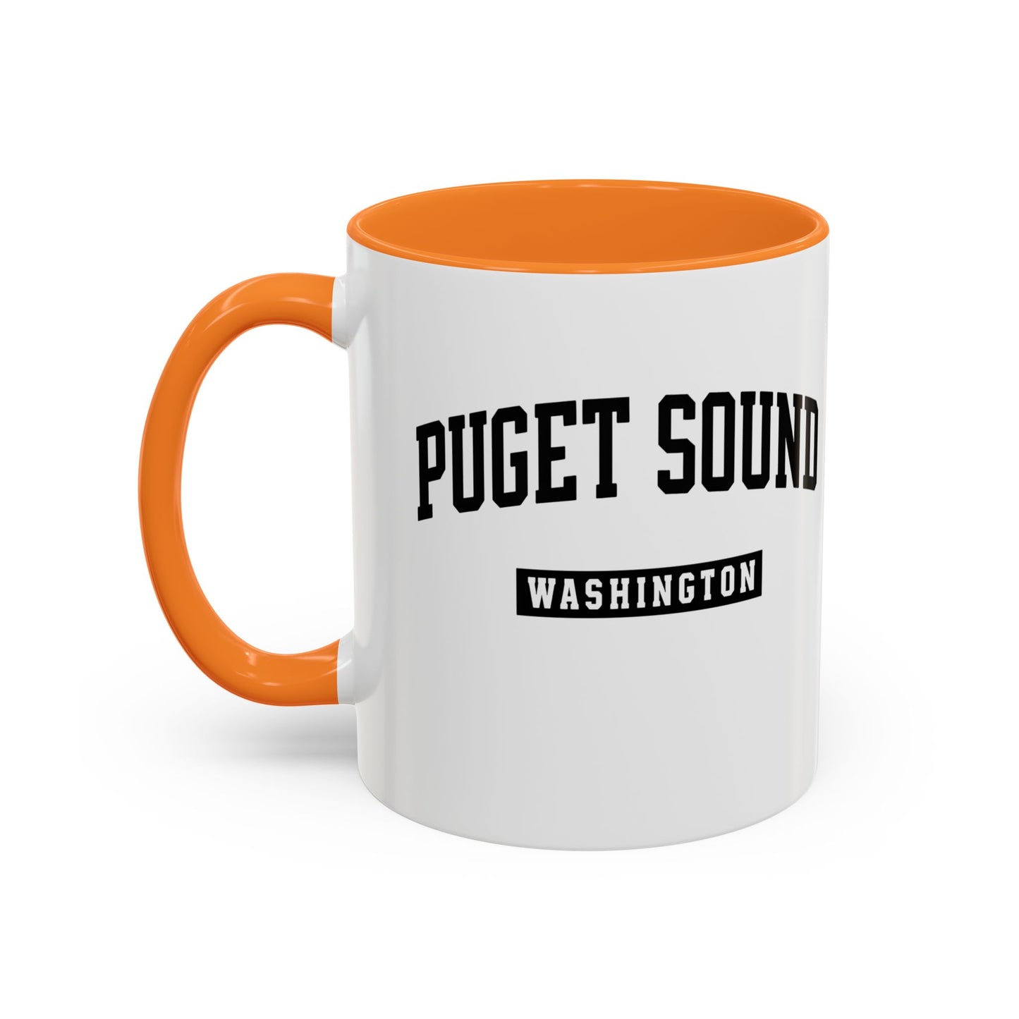 Seattle, Tacoma, Puget Sound Washington Accent Coffee Mug, Tacoma, Puget Sound Gift, Puget Sound WA, Washington Souvenir, Puget Sound Mug