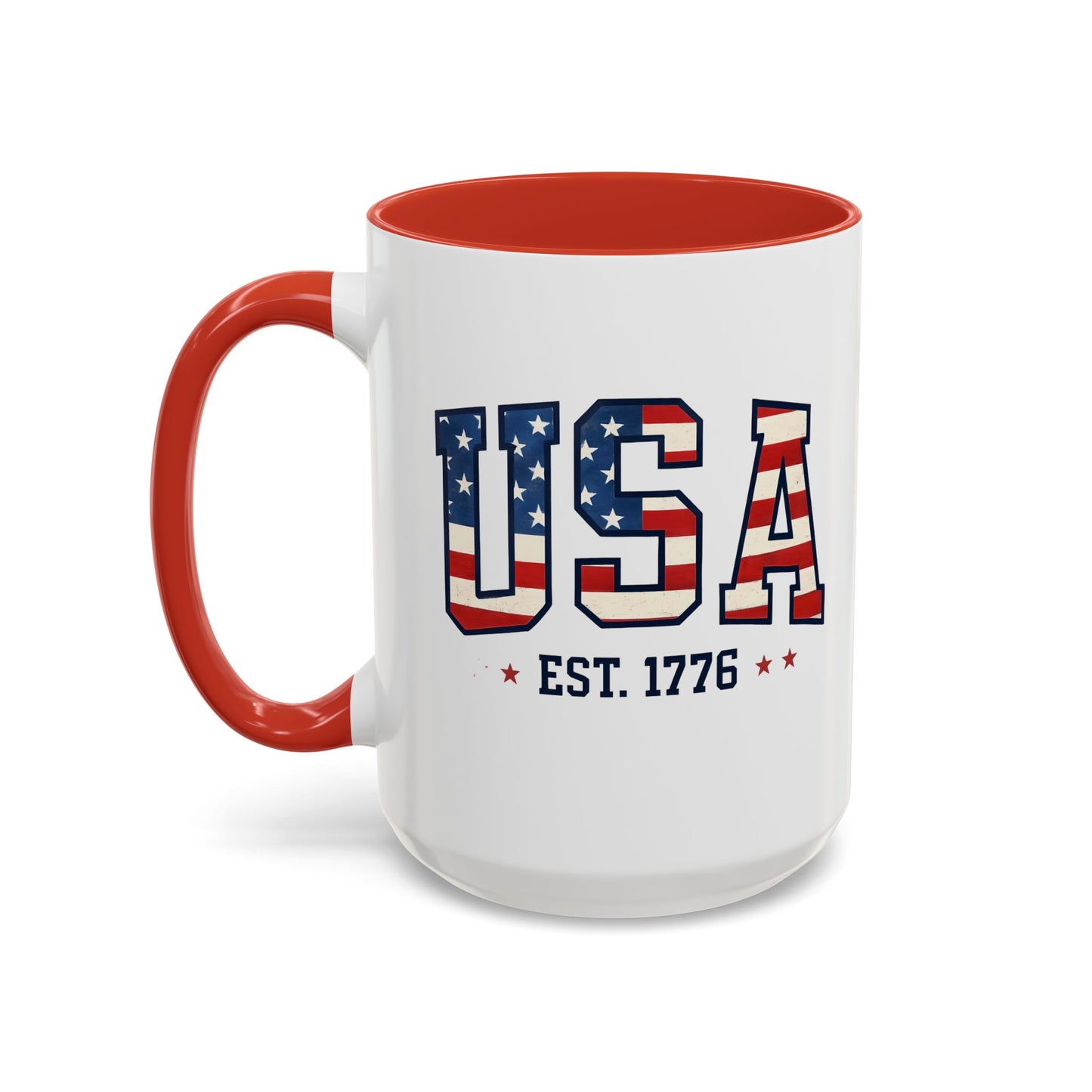 USA Patriotic Coffee Mug, Memorial Day Mug, American Flag Mug, Patriotic Mug, Freedom Cup, USA Flag Mug, Fourth of July