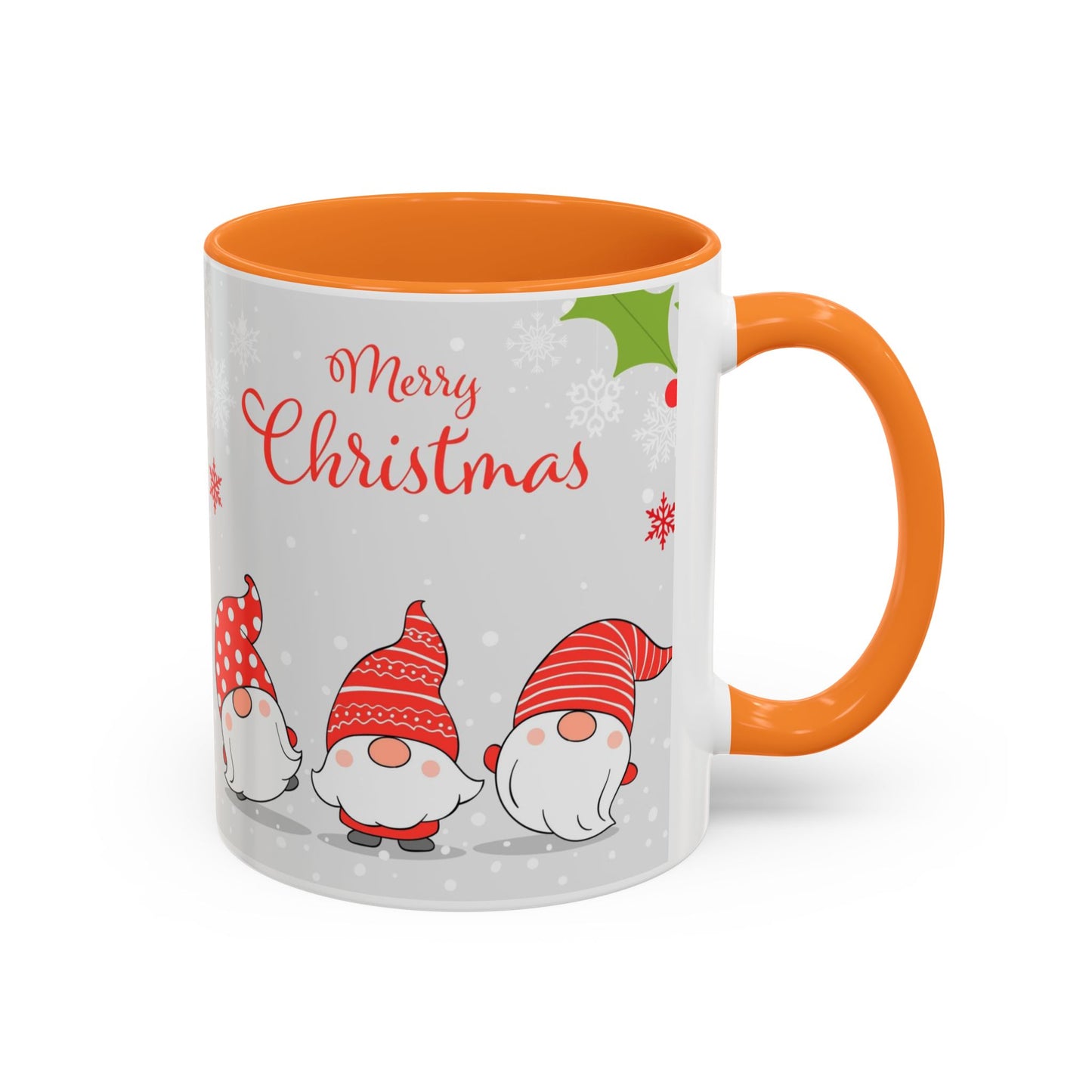 Dancing Merry Christmas Gnome Mug, Cute Holiday Coffee Cup, Festive Winter Gift for Gnome Lovers, Christmas Morning Hot Cocoa Cup, Holiday Drinkware