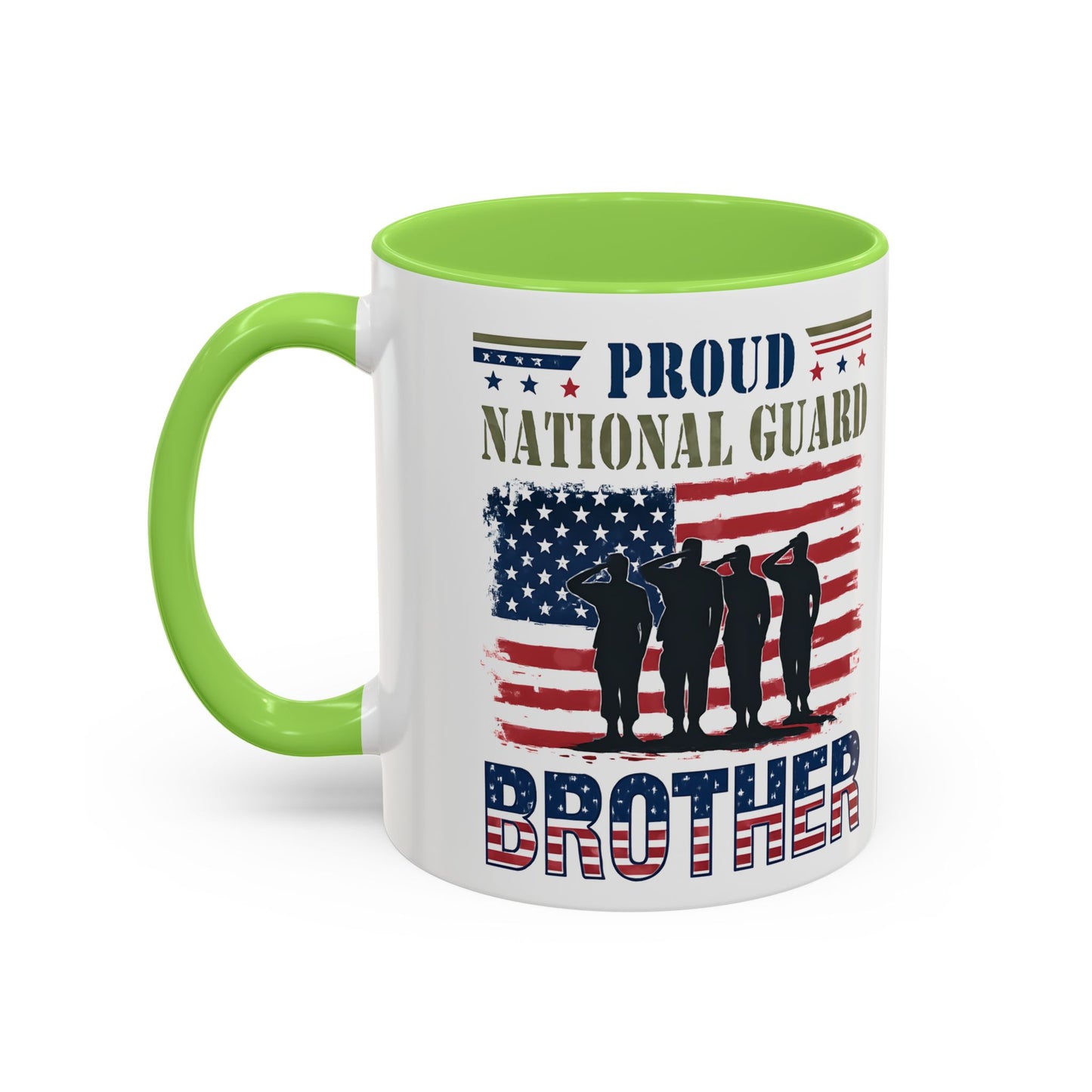 National Guard, Proud Brother Coffee Mug, Veteran Appreciation Mug, Military Family Gift, Army Gifts, Tactical Gifts