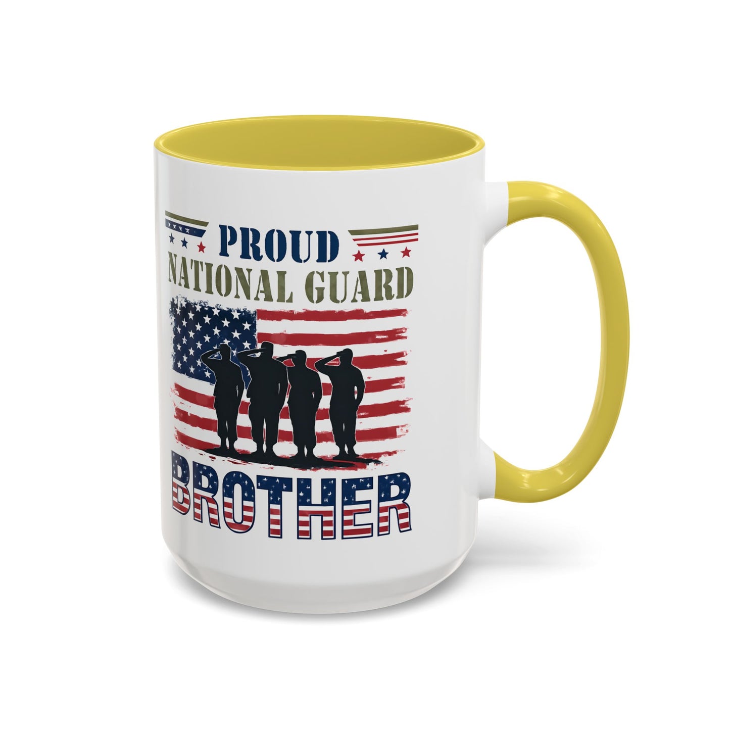 National Guard, Proud Brother Coffee Mug, Veteran Appreciation Mug, Military Family Gift, Army Gifts, Tactical Gifts
