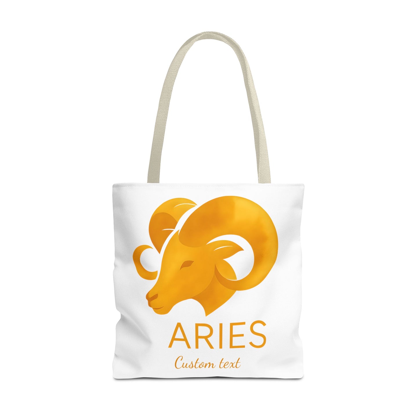 Aries Zodiac Personalized Tote Bag, Artistic Tote Bag, Astrology Bag, Unique Tote Bag, Aries Birthday Gift