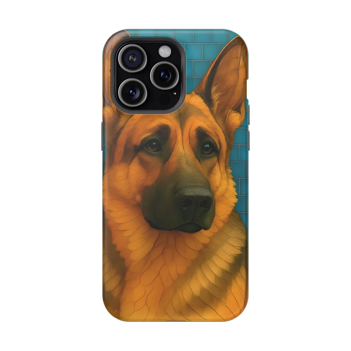 German Shepherd Mosaic Phone Case, German Shepherd Mom Gift, Dog Phone Case, Pet Gift, Dog Lover Present, iPhone Dog Case