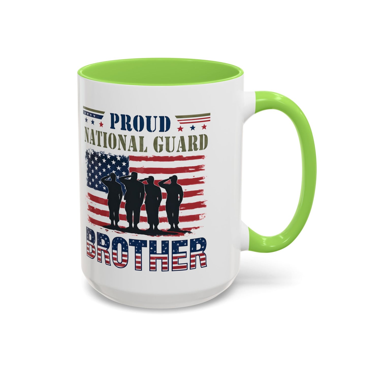 National Guard, Proud Brother Coffee Mug, Veteran Appreciation Mug, Military Family Gift, Army Gifts, Tactical Gifts