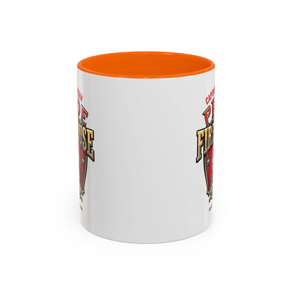 Personalized Pride of the Firehouse Shield Mug, Fire Department, Fire Fighter Gift, Firefighter Mug, Firefighter Dad Gift