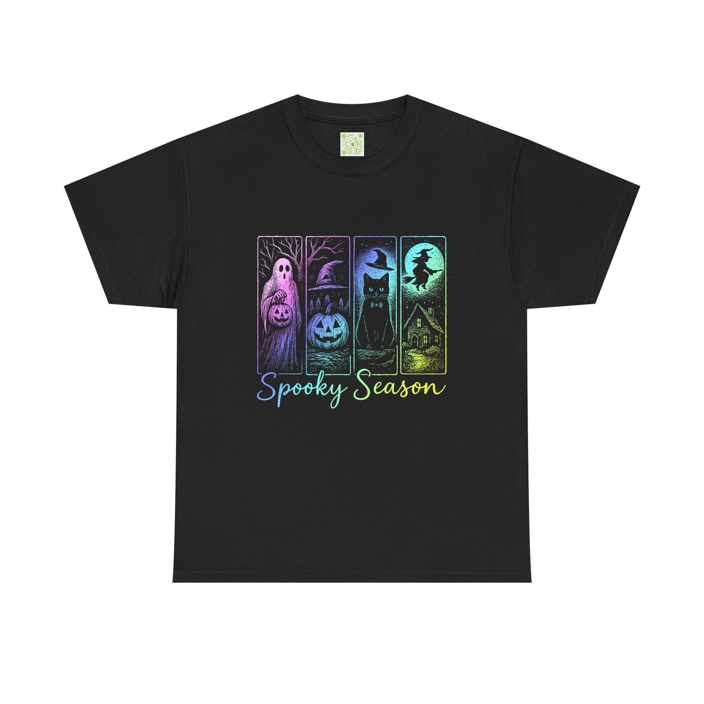 Halloween Pumpkin Shirt featuring spooky designs, perfect for fall and embracing the festive season.