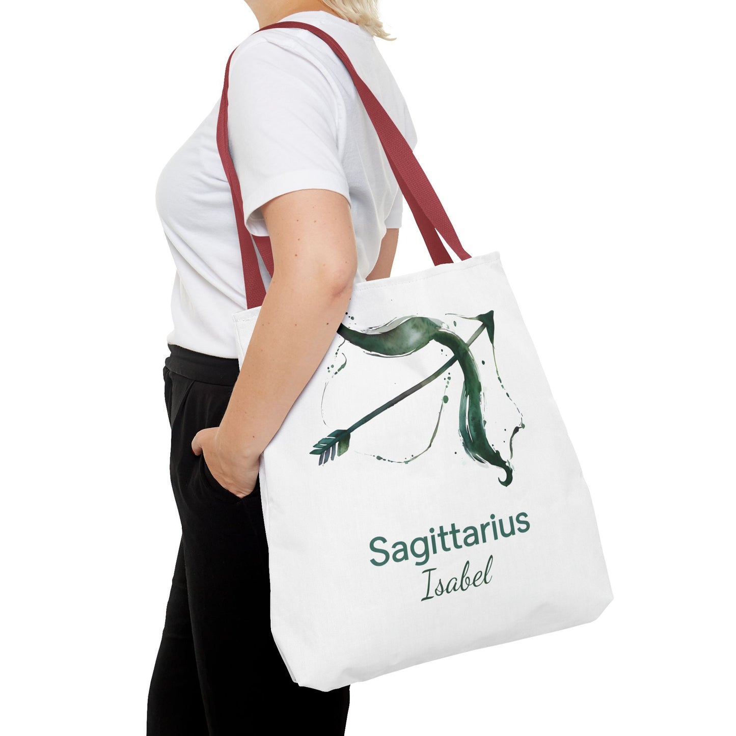 Sagittarius Zodiac Personalized Tote Bag, Astrology Lover Tote, Artistic Tote Bag, Aesthetic Weekender, Sagittarius Gifts