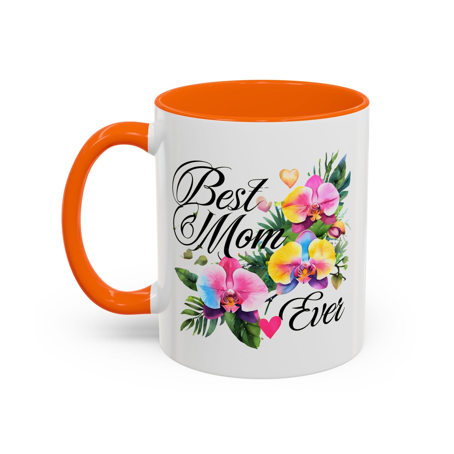 Floral Best Mom Coffee Mug, Vibrant Tea Mug for Mom, Unique Mother's Day Gift, Appreciation Gift for Her
