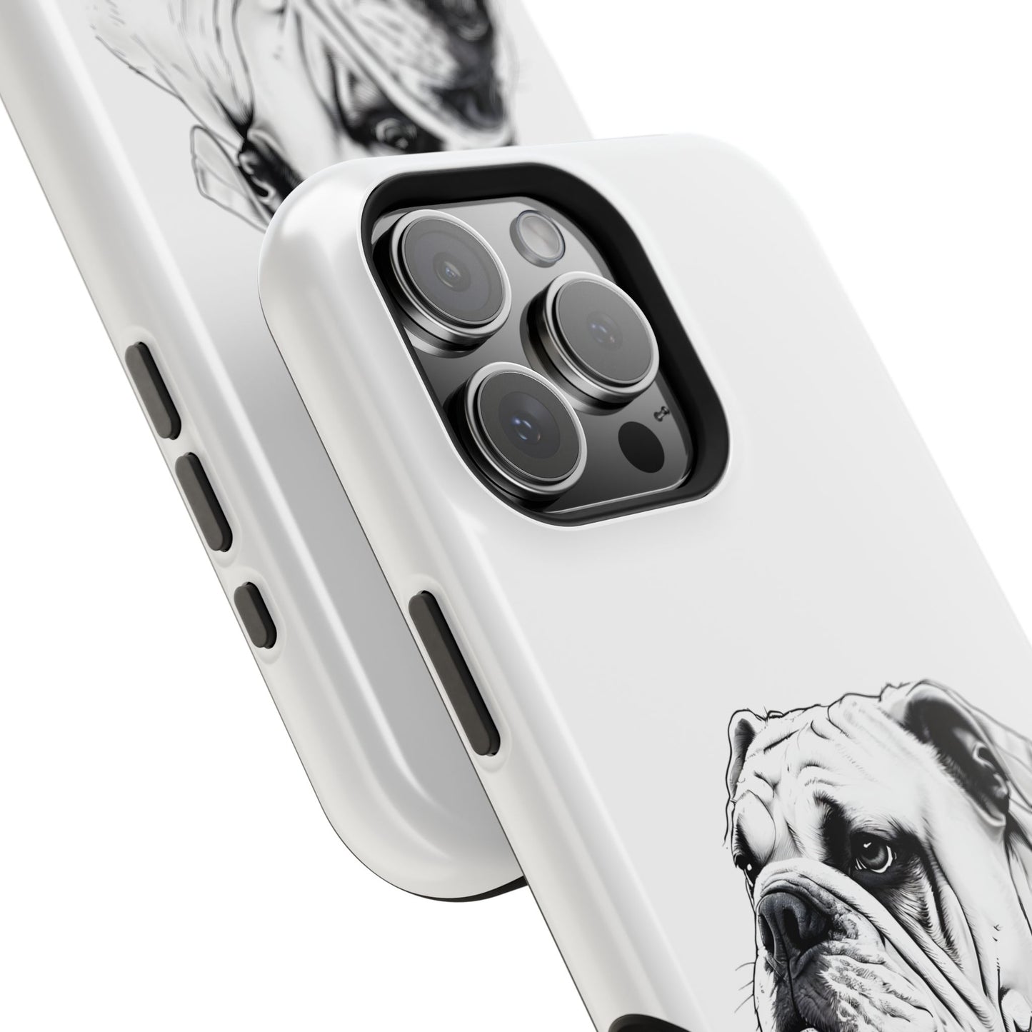 Bulldog Magnetic Tough Cases - Durable Phone Protection, Pet Lovers Gift, Animal Accessories, Unique Design, Personalized Tech