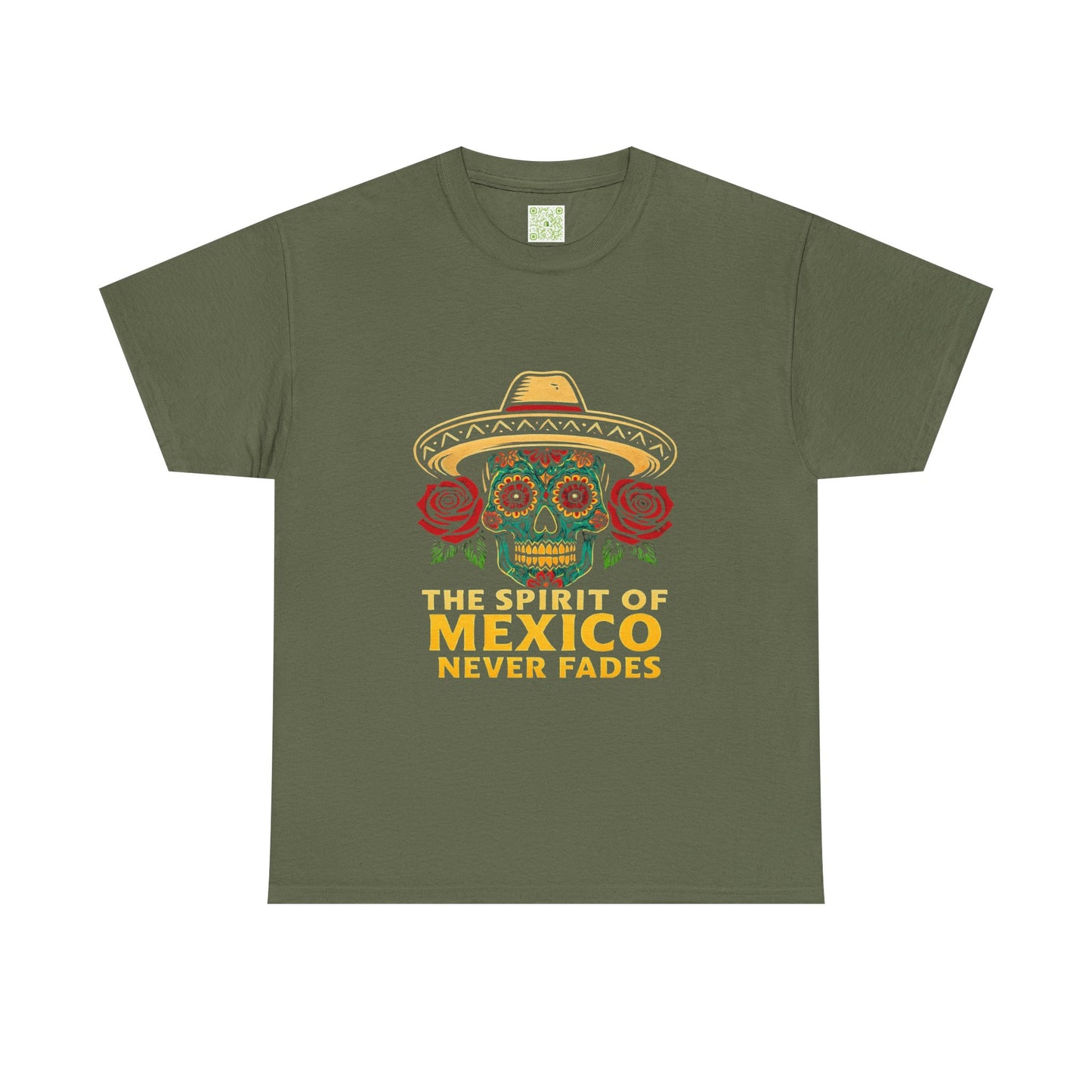Spirit of Mexico Never Fades Tee, Hispanic Heritage, Mexican Pride, Immigrant Rights, Mexican Culture, Brown Pride Shirt
