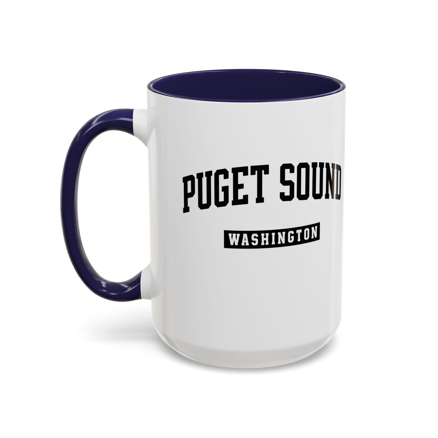 Puget Sound Washington Accent Coffee Mug, Tacoma, Puget Sound Gift, Puget Sound WA, Washington Souvenir, Puget Sound Mug