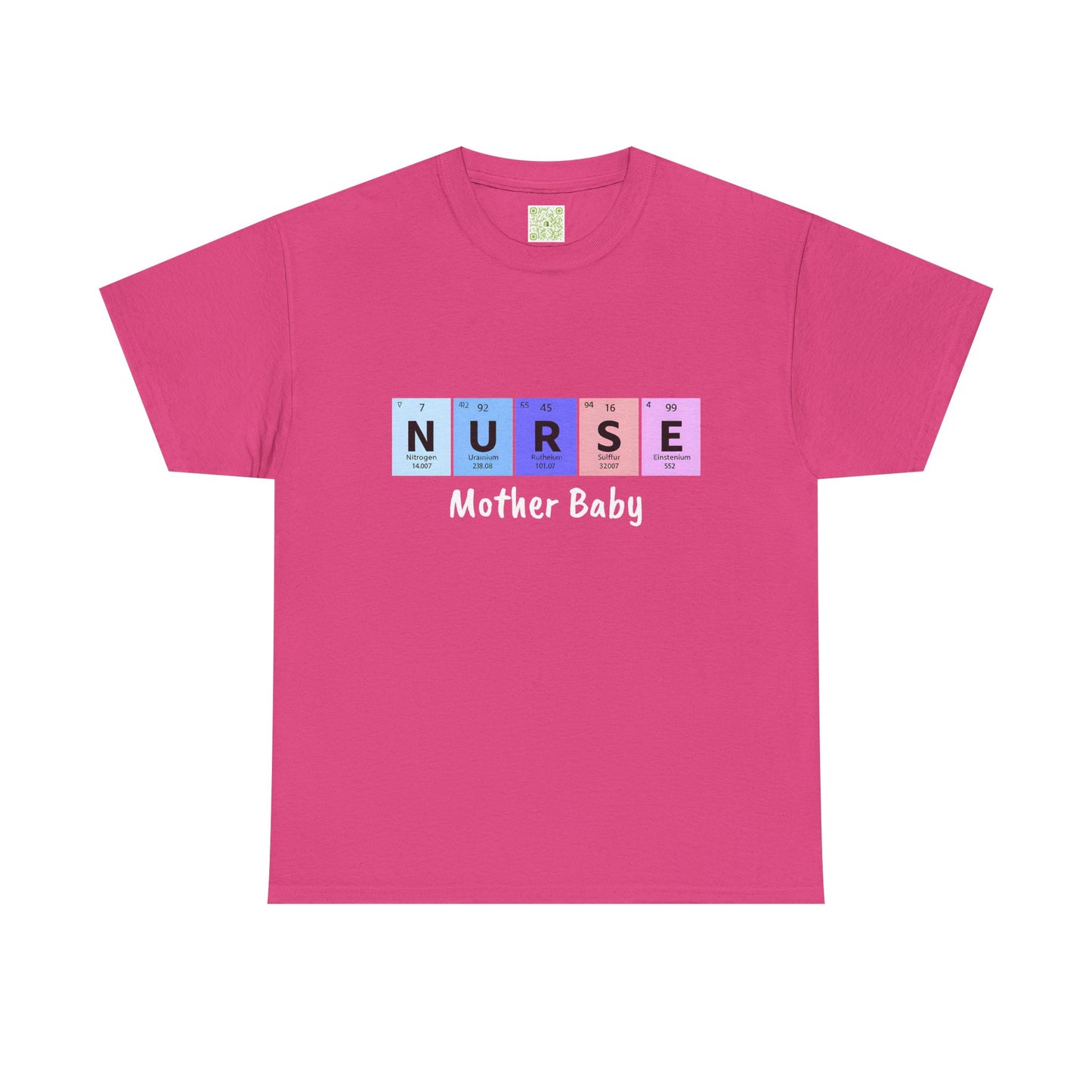 Postpartum Nurse Periodic Table Elements Tee,  Mother Baby Nurse Shirt, Nurse Practitioner, Unisex Tee Gift