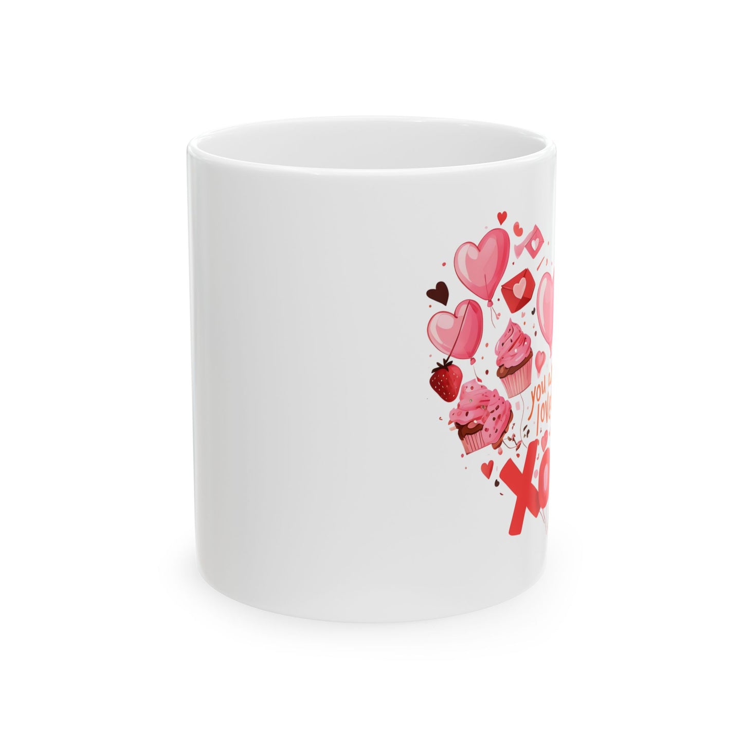 Heartwarming Love Mug - Perfect Valentine's Day Gift - - Heart Design - Romantic Gift
