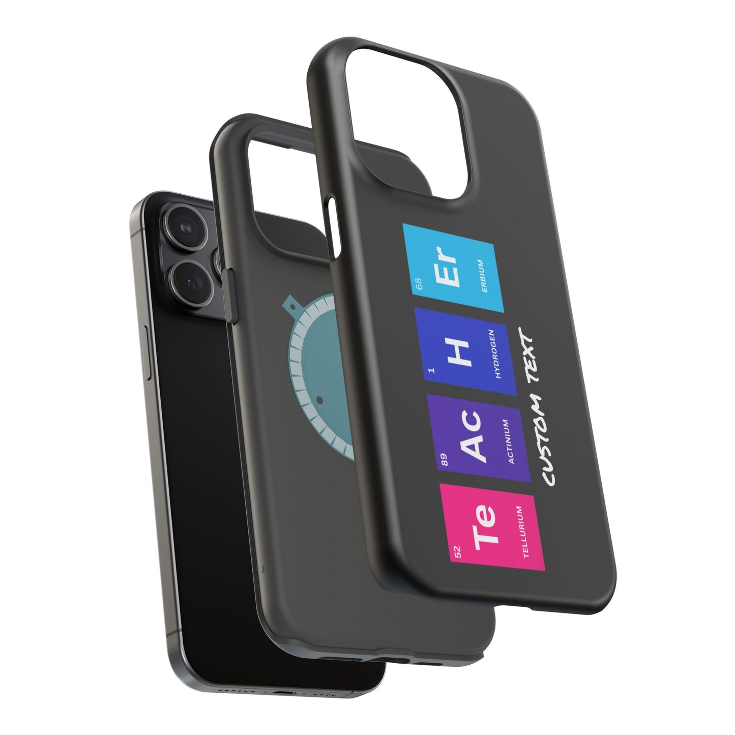 Teacher Element Magnetic Tough Case, Gift for Educator, First Year Teacher, Trendy iPhone Case, Periodic Table