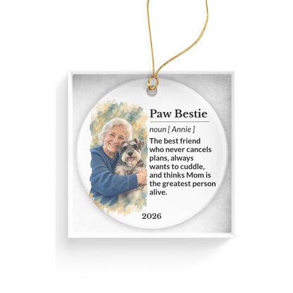 Personalized Dog Ornament, Ceramic Ornament, Personalized Christmas Ornament, Pet Ornament, Pet Christmas Ornament, Custom Pet Ornament