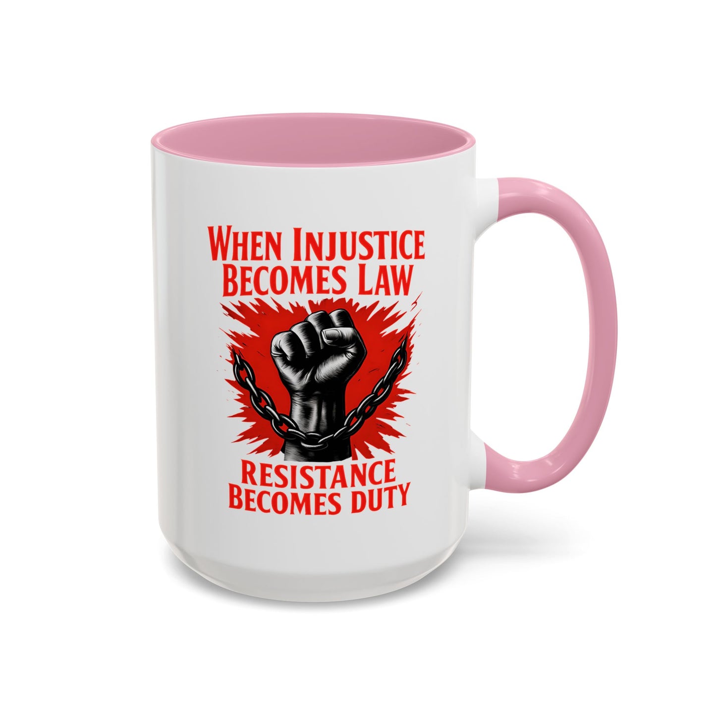 anti trump mug, chinga la mirgra, When Injustice Becomes Law, Resistance Mug, Social Justice Mug, Equality Coffee Cup, Resist Mug Gift
