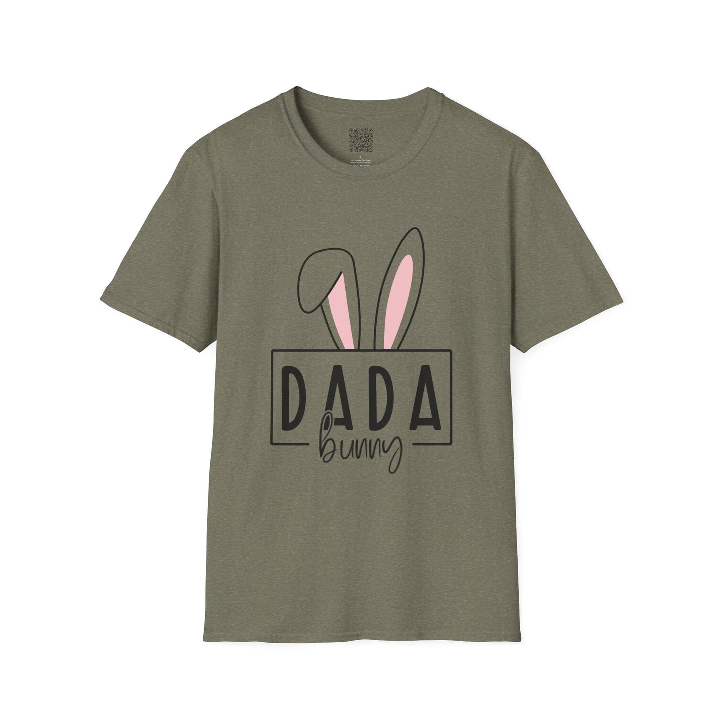 Dada Bunny Ears Unisex Softstyle T-Shirt - Cute Easter Apparel for Aunts