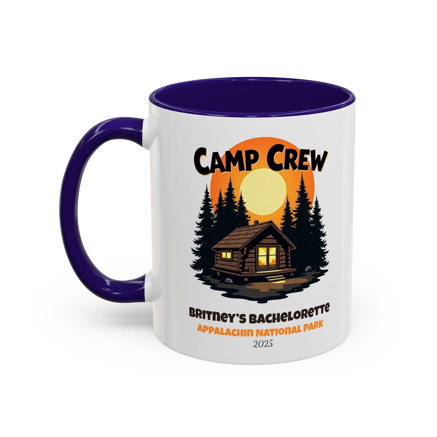 Camp Crew Accent Coffee Mug, Hen Party Favors, Camp Bachelorette, Bachelorette Cup, Girls Trip Gifts, Bride Tribe