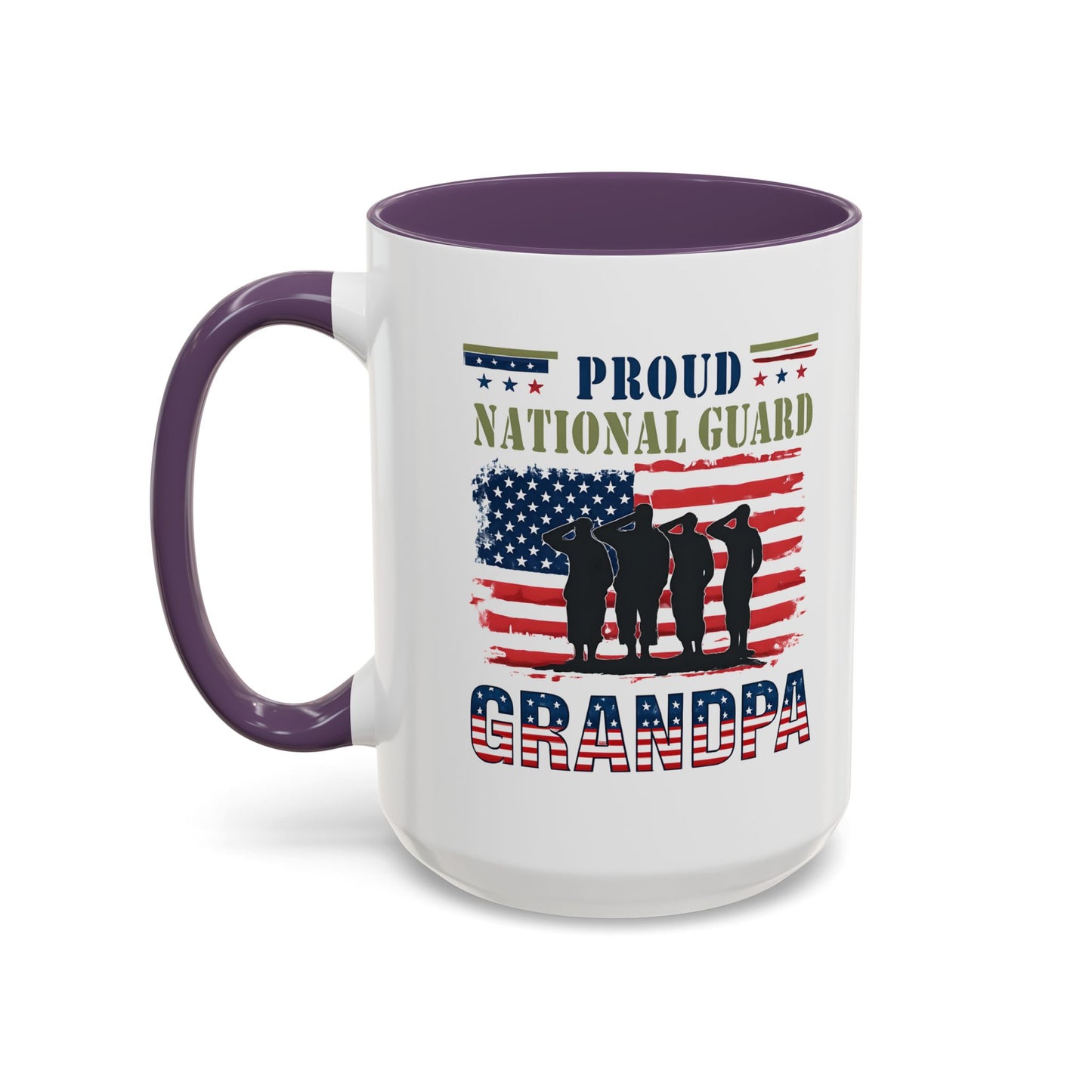 Proud National Guard Grandpa Coffee Mug, Army National Guard, Veteran Appreciation, Gift for Heroes, Military Family Gift