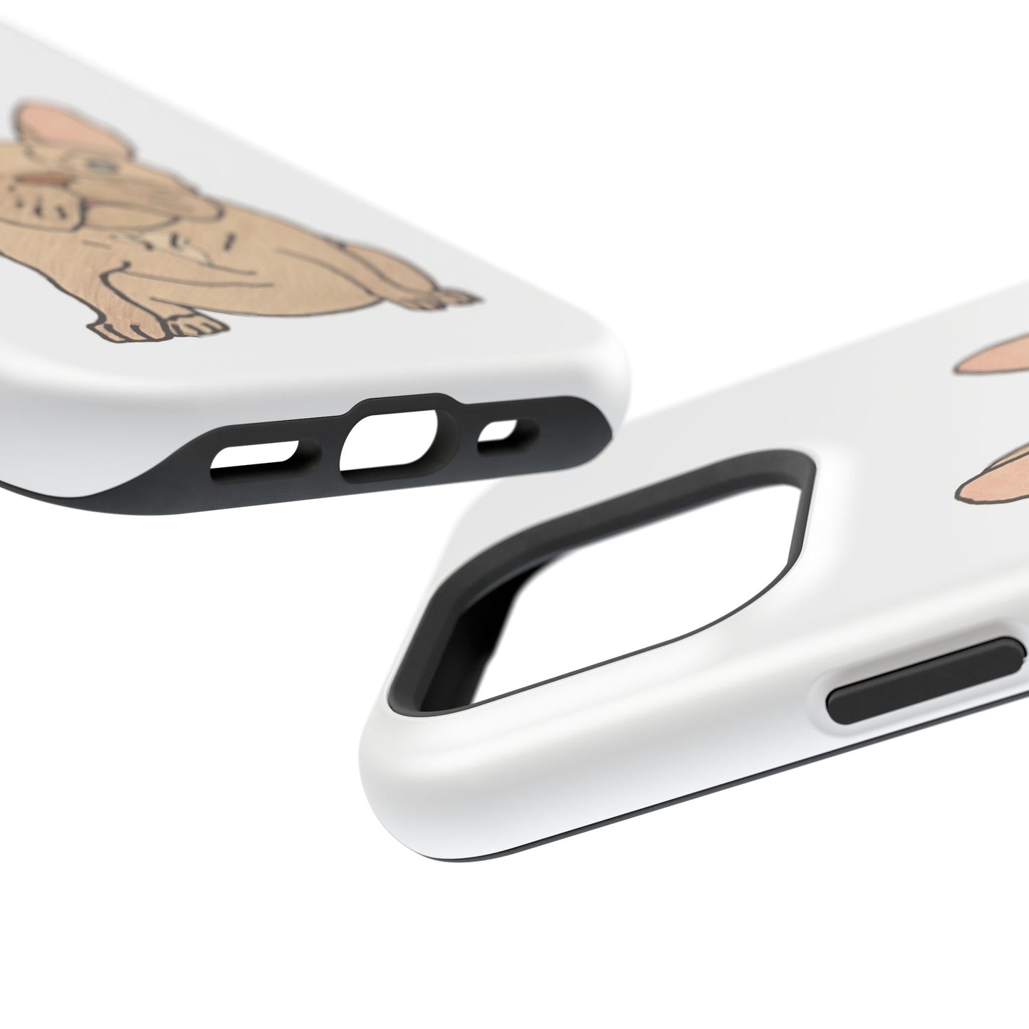 French Bulldog Magnetic Tough Case, Cute Pet Phone Cover, Dog Lover Gift, MagSafe Phone Protector, Unique Phone Accessory