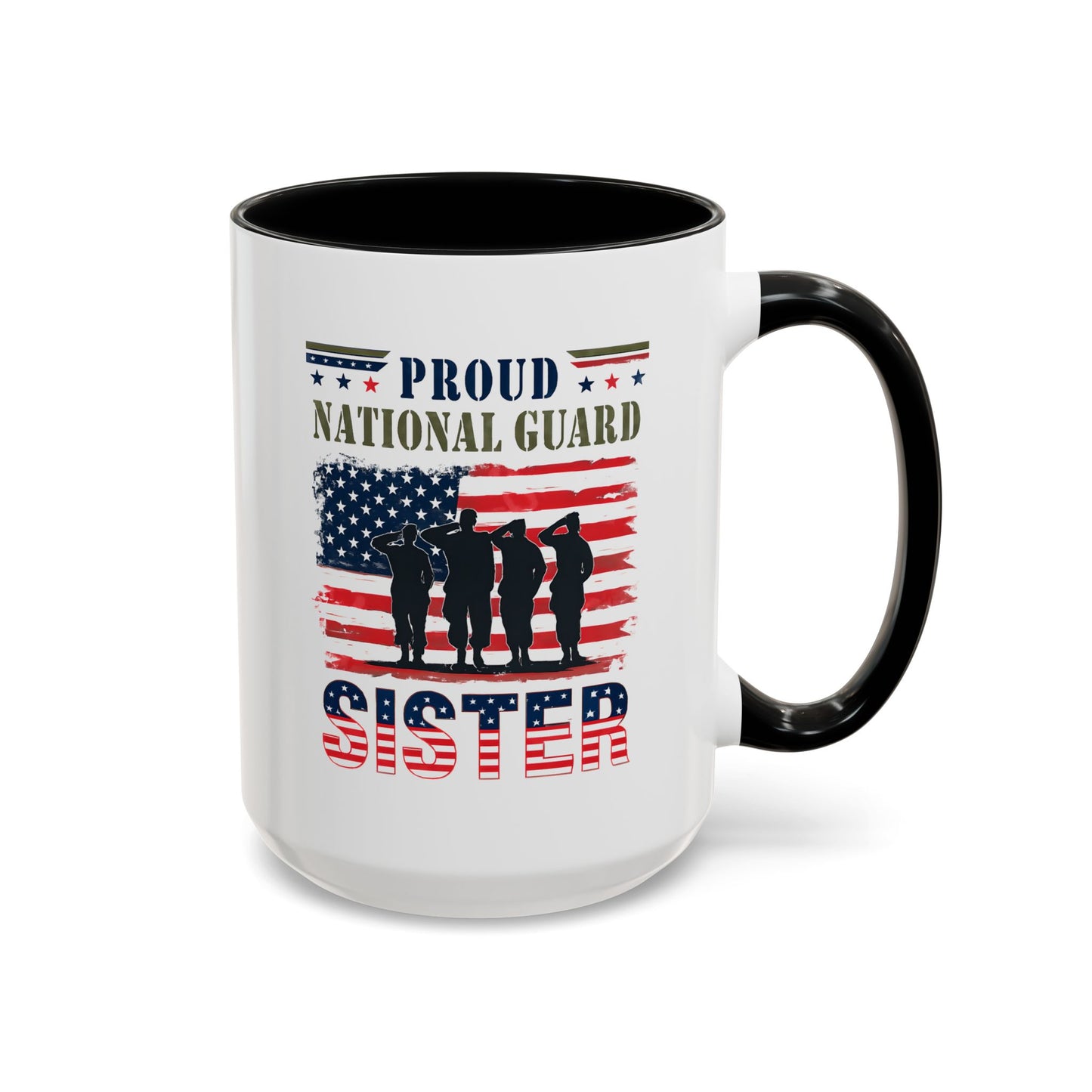 Proud National Guard Sister Mug, Army National Guard, Armed Forces Gift, Veteran Appreciation, Gift For Heroes