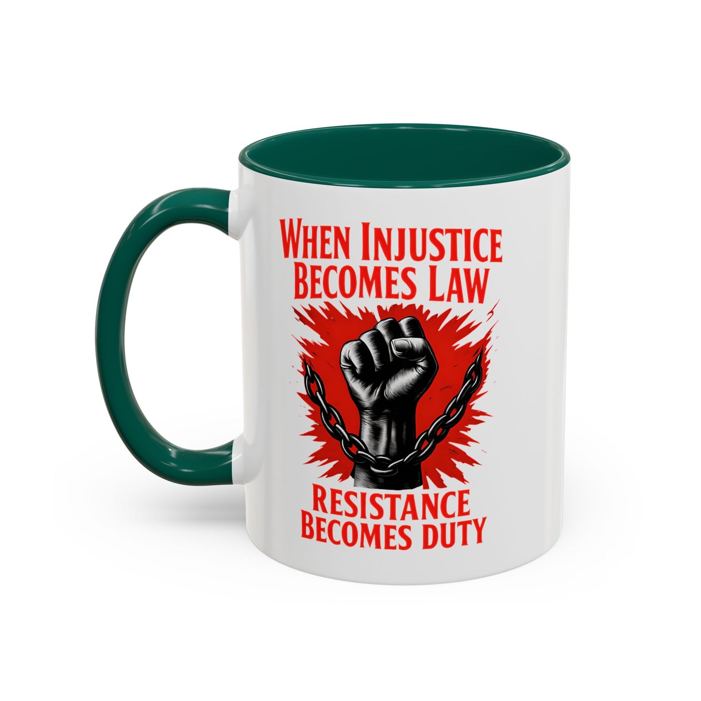 anti trump mug, chinga la mirgra, When Injustice Becomes Law, Resistance Mug, Social Justice Mug, Equality Coffee Cup, Resist Mug Gift