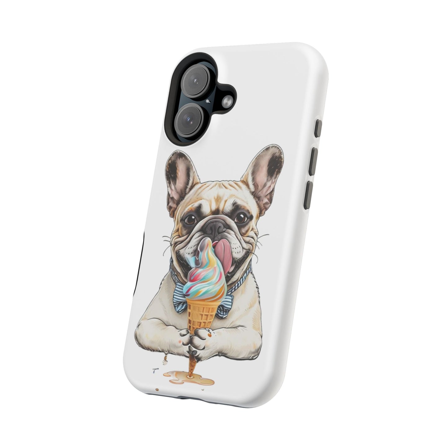 French Bulldog iPhone Case, Ice Cream Phone Case, Frenchie Mom Gift, Dog Phone Case, French Bulldog Lover Gift