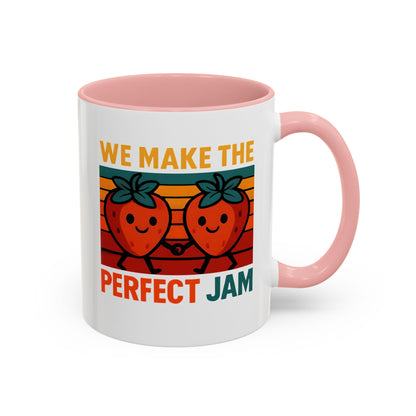 Humorous Strawberry Jam Coffee Mug, Summer Vibes Mug, Strawberry Mug, Food Humor Mug, Hilarious Mug, Gift Idea