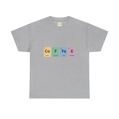 Creative Coffee Science Shirt, Chemistry Elements Tee, Periodic Table Shirt, Gift for Chemist, Science Teacher