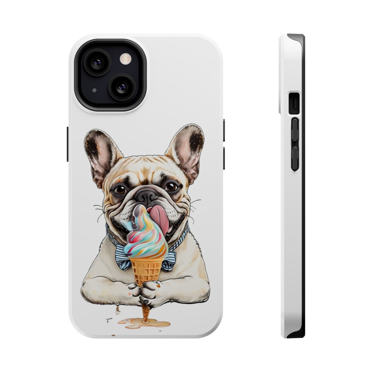 French Bulldog iPhone Case, Ice Cream Phone Case, Frenchie Mom Gift, Dog Phone Case, French Bulldog Lover Gift