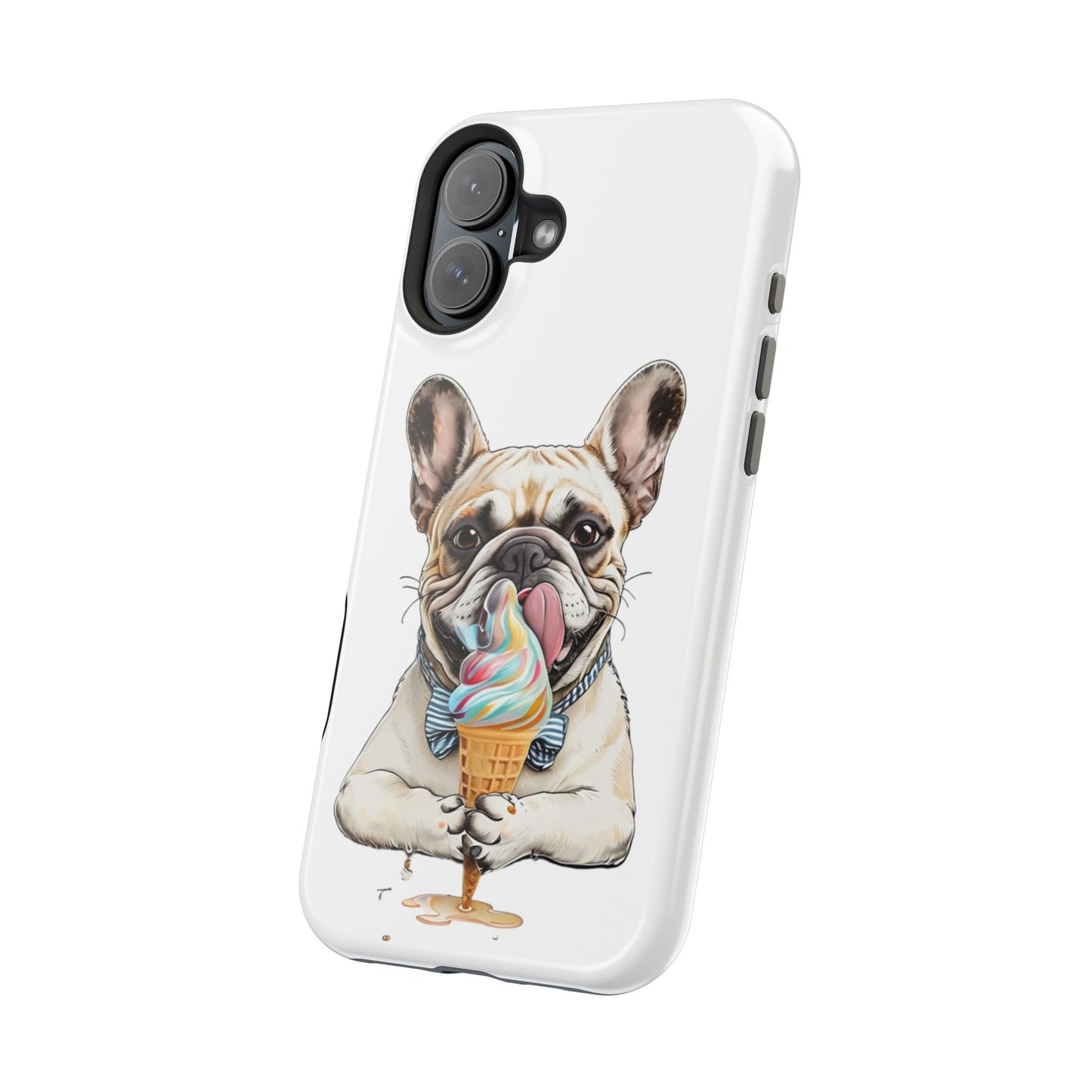 French Bulldog iPhone Case, Ice Cream Phone Case, Frenchie Mom Gift, Dog Phone Case, French Bulldog Lover Gift