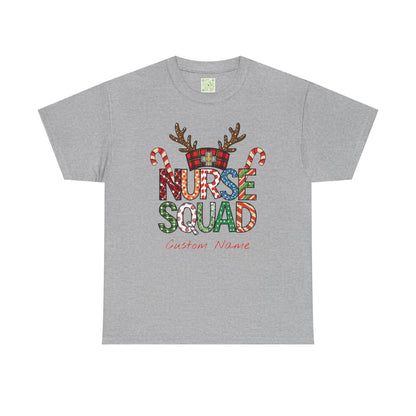Personalized Nurse Squad Holiday Tee, Snowman Shirt, Christmas Womens, Future Nurse Gift, Nurse Gift, Gift For Nurse