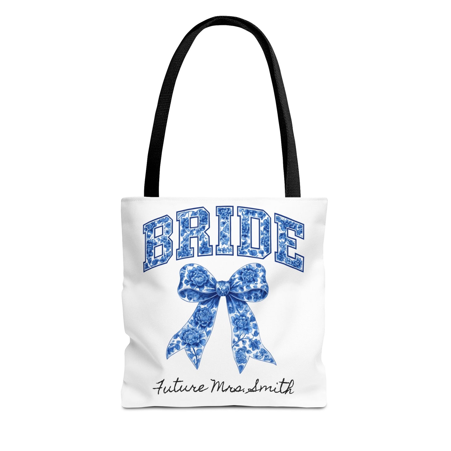 Bridal Tote Bag, Future Mrs. Smith Gift, Wedding Planning, Bride-to-Be Accessory, Personalized Bridal Shower Favor
