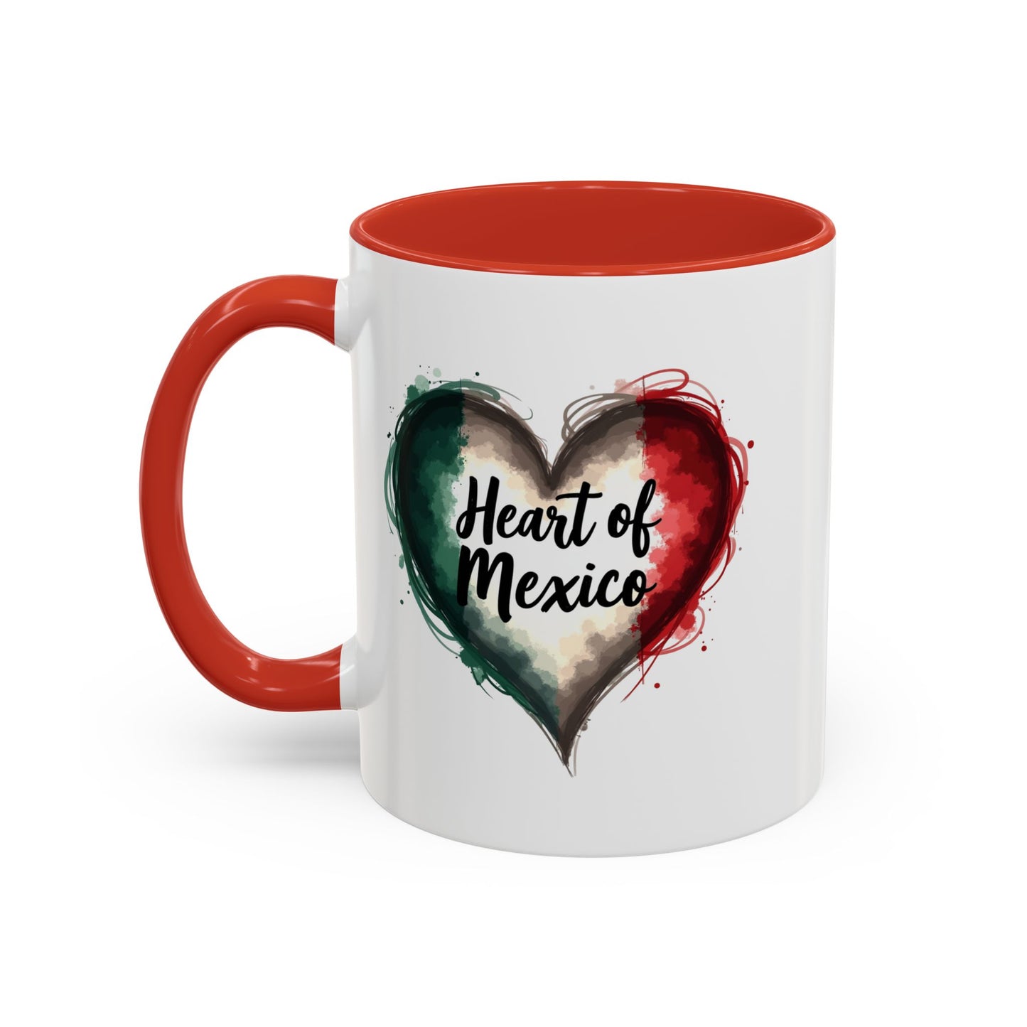 Heart of Mexico Coffee Mug, Hispanic Heritage Mug, Mexican Pride Gift, Immigrant Rights, Mexican Culture, Resistance Mug