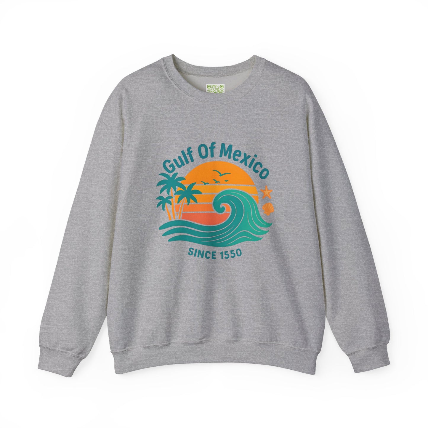 Gulf of Mexico Crewneck Sweatshirt, Retro Beach Vibes, Gulfo de Mexico, Democrat Tee, Resistance Shirt, Social Justice