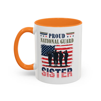 National Guard, Proud Sister Mug, Army National Guard, Armed Forces Gift, Veteran Appreciation, Gift For Heroes
