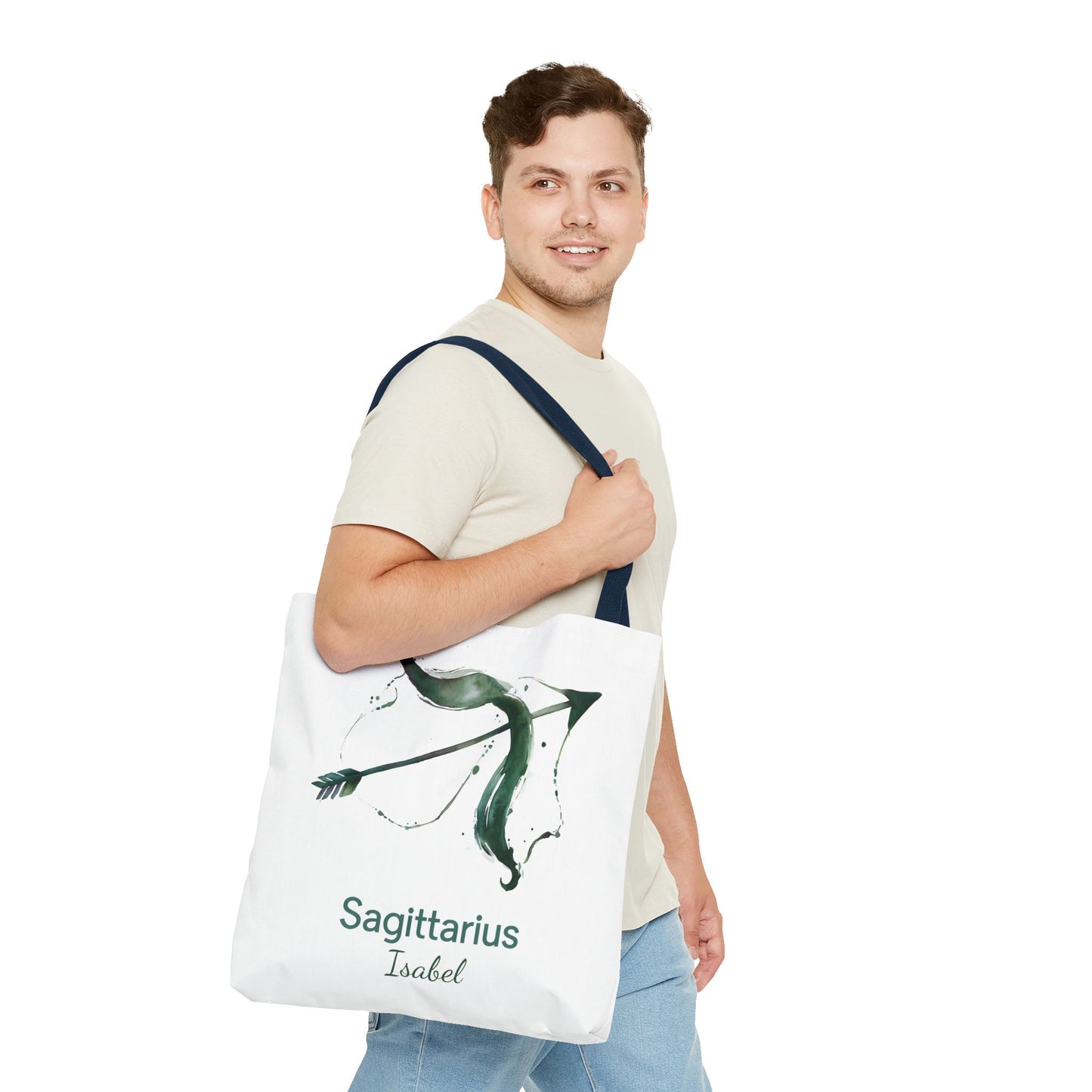Sagittarius Zodiac Personalized Tote Bag, Astrology Lover Tote, Artistic Tote Bag, Aesthetic Weekender, Sagittarius Gifts