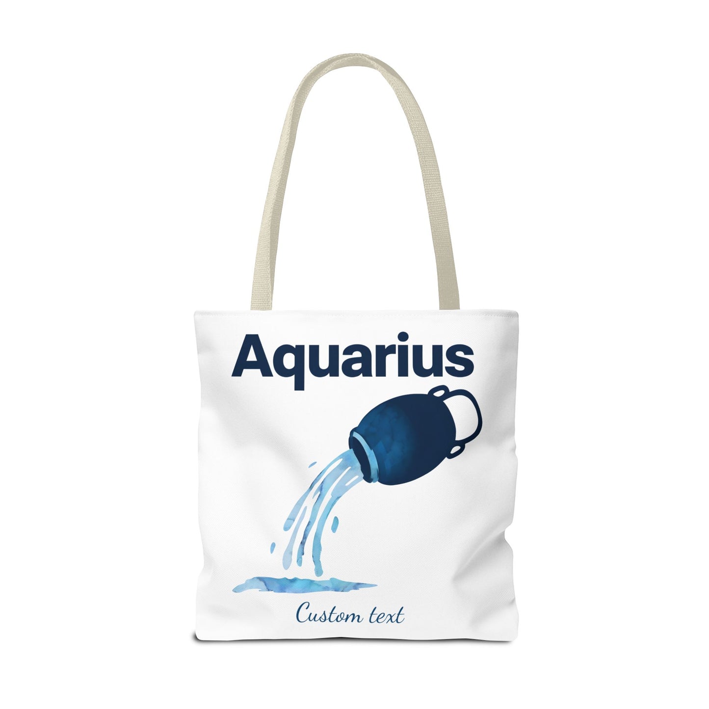 Aquarius Zodiac Personalized Tote Bag, Astrology Lover, Trendy Tote Bag, Aquarius Birthday Gift, Weekender Bag