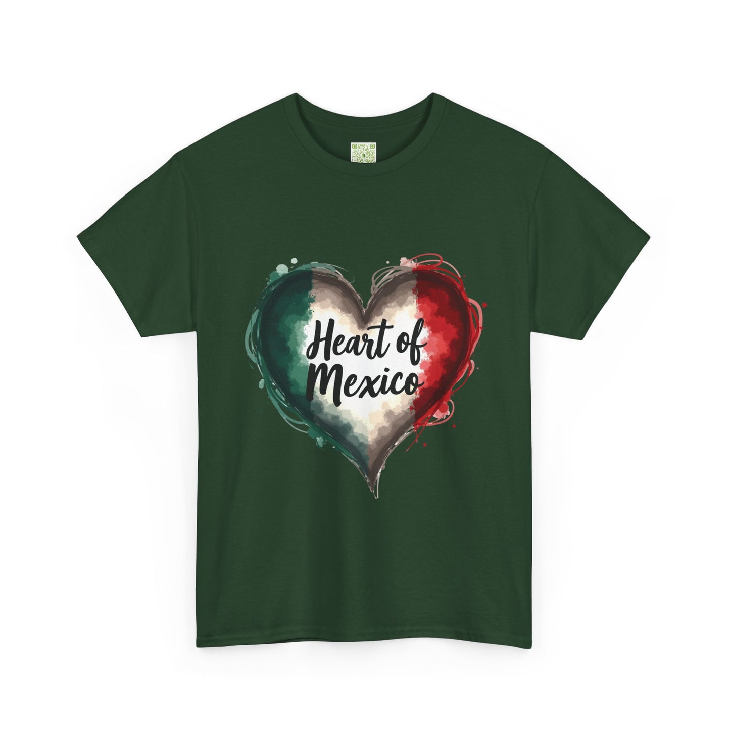 Viva la Vida Heart of Mexico Tee, Unisex Cotton Tee, Celebrate Mexican Heritage, Cinco de Mayo, Gift for Culture Lovers, Mexican Pride Tee