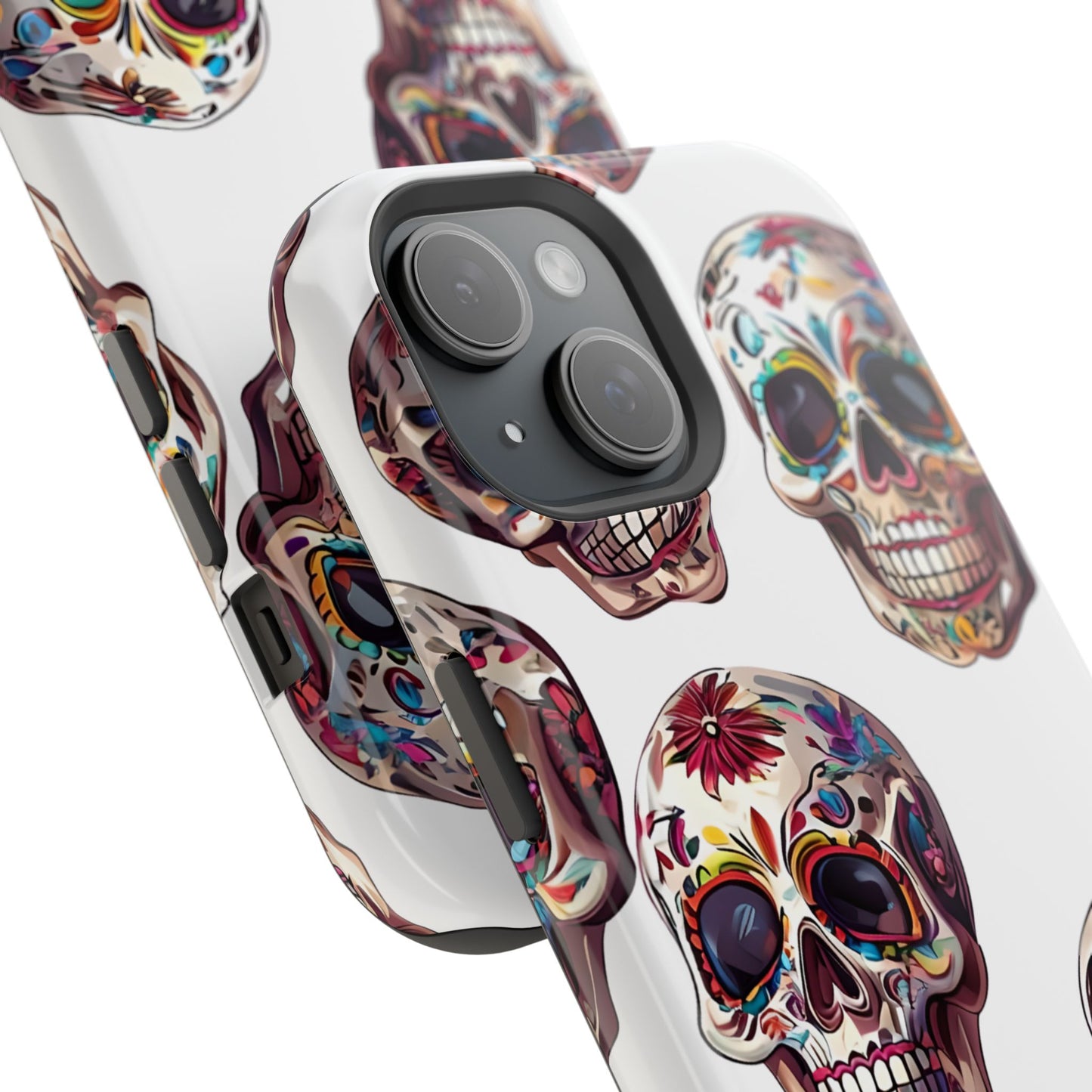 Sugar Skull Phone Case, Dia De Los Muertos, Day Of The Dead, Mexican Tradition, Sugar Skull Art, Wireless Charger