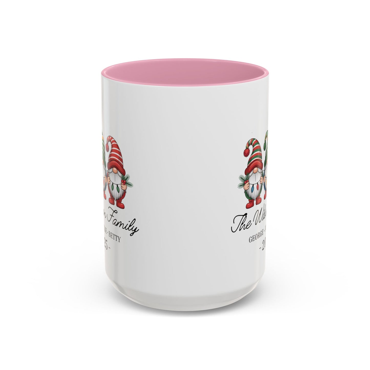 gnome mug, Personalized Family Gnome Christmas Mug, Custom Family Name 2025 Coffee Cup, Cute Holiday Gift for Family, Christmas Gnome Mug Keepsake