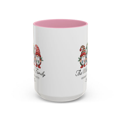 gnome mug, Personalized Family Gnome Christmas Mug, Custom Family Name 2025 Coffee Cup, Cute Holiday Gift for Family, Christmas Gnome Mug Keepsake