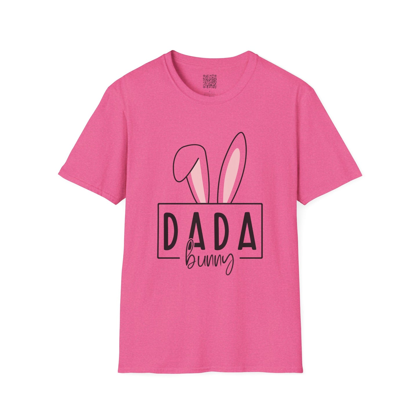 Dada Bunny Ears Unisex Softstyle T-Shirt - Cute Easter Apparel for Aunts